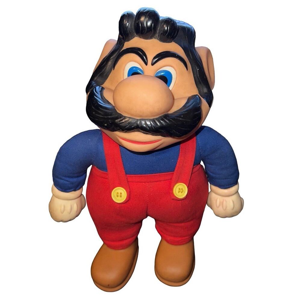 Vintage 1989 Applause Super Mario Bros Plush Doll 12" Nintendo Figure